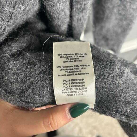 Aritzia Wilfred Free Aronson Sweater Charcoal Size S - Picture 7 of 7